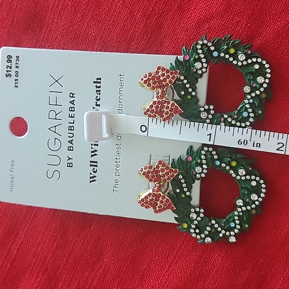 NWT Baublebar wreath earrings - Picture 3 of 3
